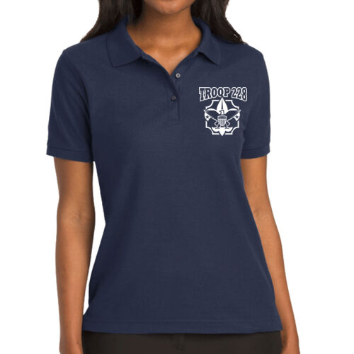 Troop 228 Cotton Polo - Ladies Thumbnail