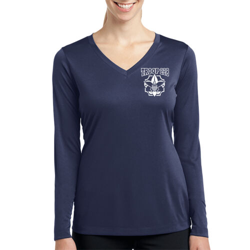 Troop 228 L/S Dry Fit Tee - Ladies Thumbnail